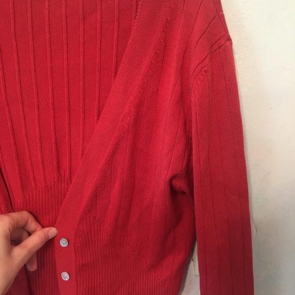 Cashmere Sweater | Red | Size Medium - Picture 6 of 8